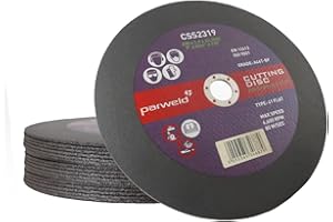 (PACK OF 10) Parweld (9") 230mm x 1.9mm Thin stainless Steel Cutting discs - metal slitting discs
