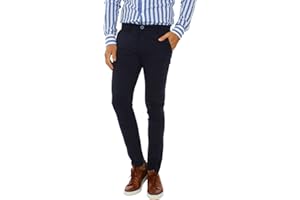 CIABALÙ Pantaloni Uomo Eleganti Estivi Slim Fit Pantalone in Cotone Leggero Chino Tasca America
