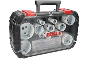 Bosch Professional Set da 14 pz. Seghe a Tazza Progressor for Wood & Metal (Universal, Ø 20-76 mm, Accessorio per Foratrice)