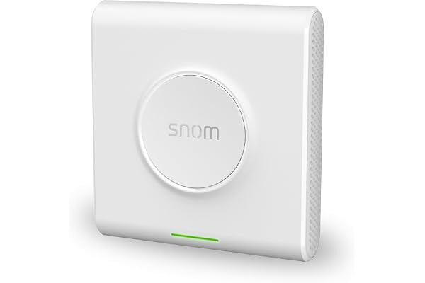 Snom M900 Base DECT - téléphone fixe sans fil téléphone fixe filaire Pour Installations Professionnelles - Jusqu'à 1000 Bases Et 4000 Combinés - Cryptage TLS Et Mises À Jour OTA