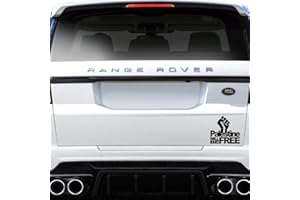 STICKERDEEN Palestine Will be Free – Freedom – Car Bumper/Bonnet/Window Vinyl Decal Sticker (Black, Small - 13x14CM)