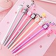 Cartoon Animal Pens, Kawaii School Supplies Pens Cute Cartoon Gel Ink Pens Boys Girls Cute Pens Suitable for Writing, Gifts for Children and Teachers, Black Refill 0.5mm(16 Pcs)