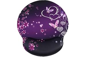 AOKSUNOVA Alfombrilla de ratón con reposamuñecas ergonómico de Gel, para Evitar Problemas de tendón, para Ordenador y portátil