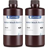 Resina Lavabile in Acqua Plus, ANYCUBIC Resina Stampante 3D UV 405 nm con Alta Precisione, Odore Basso, Facile da Pulire ed E