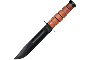 Ka-Bar Unisex – Erwachsene Kampfmesser, Silber, one Size