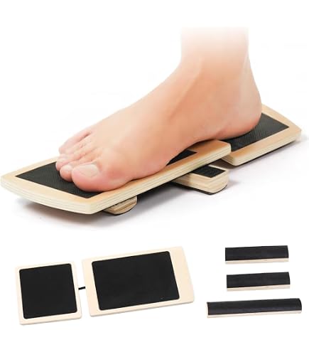 Planche D'équilibre En Bois Pour Cheville Et Pied - Réglable Multi-angle - Renforcement Musculaire Et Rééducation - 10