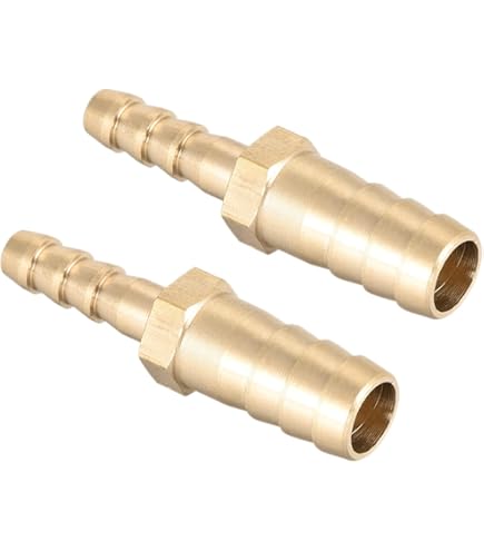 Raccordo Portagomma In Ottone 2 Vie - Diametri 4mm-20mm Per Tubazioni - Foto 9