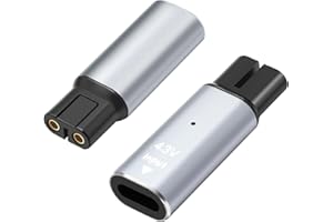 OHLING 4.3V pour Philips QP2520 Chargeur de Type-C A00390 Rasoir Adaptateur Rasoir Alimentation pour Tondeuse à Barbe Electriques Homme Rasoir pour OneBlade QP2620/QP2515/QP2510 avec Indicateur,1Pcs (4.3V)