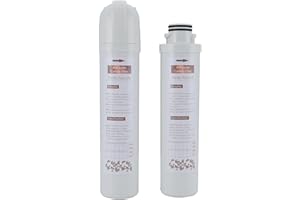 Yamataro 2 Pack Boiling Water Tap Replacement Carbon Filter Water Filter Cartridge Anti-Scale Under Sink Replacement Carbon Rod Filter for Instant Hot Water Tap