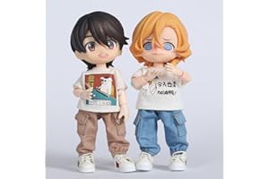 XiDonDon Ob11 Ropa de bebé Monos Pantalones Ropa de muñeca Molly GSC Body 1 / 12bjd Pantalones Accesorios de muñeca Pantalones Casuales (Blue)