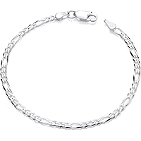 Dainty Personalized Sterling Silver ID Bracelet, Silver Engravable