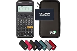 Casio fx-83GT X Noir avec Housse de Protection WYNGS Incluse Noir - Calculatrice Scientifique - Pack de Base