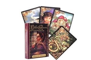 Gilded Reverie Lenormand Cartes Oracle Carte Tarot Carte de Tarot Divination Divertissement Table de Divertissement Jeux Jeux de Pont de la Famille Famille de Vacances,Type 1,Tarot Card
