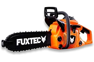 Fuxtec Tronçonneuse pour Enfants Jouet à partir de 3 Ans (36 Mois) FX-SKS1, Reproduction avec Son réel et chaîne de scie rotative