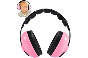 GUKOY Baby Ear Protection Noise Cancelling HeadPhones, Noise Reduction Ear Defenders for Ages 0-3 Years | Infant Hearing Protection Earmuffs
