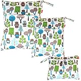 bolsa bebe verde agua Se puede colgar por el asa que trae, y como un ordenador para cochecito.