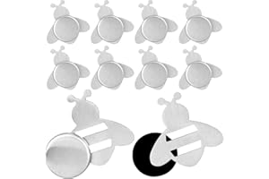 DELISOULS 8 stück Tischdeckenbeschwerer Magnetisch,Outdoor Tischdecke Beschwerer Gewichte,Biene Tischdeckengewichte Draussen Extra Schwer,Tischtuchbeschwerer Gardinen Beschweren, Magnete Für Tischdecken