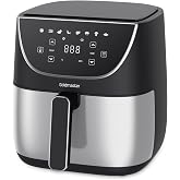Viesta GM-8403 Sıcak Hava Frit&ouml;z&uuml;, 5.7L Kapasite, 8 &Ouml;n Ayar Men&uuml;s&uuml;, 24x22.5x12.5 cm Hazne, Yapışmaz Kaplama, 1700W