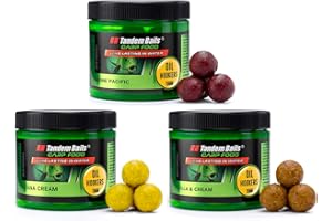 Tandem Baits Carp Food Perfection Oil Hookers | Carpfishing Pesche Pesca Accessori | Alimentatore per la Pesca Carpa | Pesca Accessori alla Carpa 18mm 120g