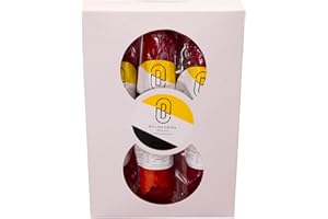 Balsanera Ibérico - Estuche Gourmet de Embutidos Ibéricos 3 x 500 gr: Caña de Lomo de Bellota 100% Ibérica. Salchichón de Bellota Ibérico y Chorizo de Bellota Ibérico | Envasados al vacío