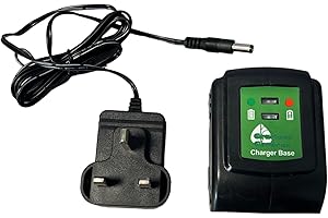 Gracious Gardens 18V Lithium Ion Charger Replacement For GGCGT18, GGSBUN, GGHDG, GGHDG-2BATT, GGLRC & GGPTBUN Range Only. The Lithium Charger Will Only Fit The Garden Range Mentioned