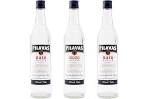 ‎JASSAS GRIECHISCHE FEINKOST Ouzo Pilavas Nektar 3x 0,7l 38% Vol. | Sehr milder Ouzo aus Patras | + 20ml Jassas Olivenöl