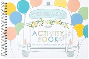 Talking Tables Kids Wedding Games Pack d'activités de Mariage Livre de coloriage pour Enfants, livret de Recherche de Mots avec Jeux, repère la différence, BOHOBR-ACTIVITYBOOK, Multicolore