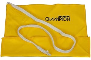 Champion Music Clarinet Microfibre Pull Through Cleaning Cloth – 197mm x 197mm – Yellow