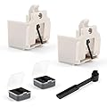 TGHongKy 2pcs Aiguille pour Audio-Technica ATN3600LC Remplacement L'aiguille pour Audio-Technica ATN3600LC Diamant de Rechange SphéRique Pointe D'aiguille en Diamant Tige D'aiguille en Aluminium