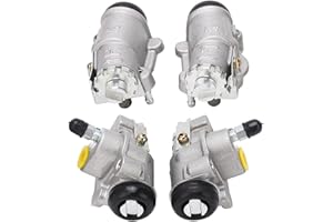 LEAPITURE 4 Pcs Front Brake Wheel Cylinders, 45350 HN5 N01 Left Right Cylinders Set for Foreman 450 TRX400FW TRX450ES TRX450FE TRX450FM