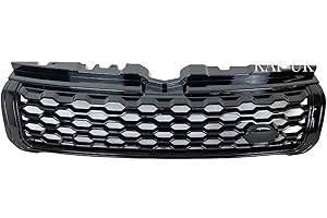 KONNEKT Front Grille Dynamic Style Gloss Black Compatible with Evoque (2011-2018)