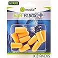 CS Medic Ear Plugs - Soft Foam - Pack of 10 Pairs - Best for Noise Reduction - Work - Sleep - Flying - Concerts