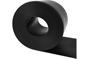 LSGCQ Gummistreifen Neopren Gummimatte Vollgummi Gummiprofil Gummiplatte für Dichtungen, Bodenbeläge Schutz, Vibrationsschutz, Abdeckung, DIY (75mm×1,5mm×3m)