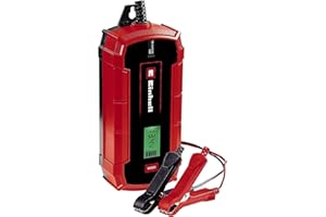 Einhell Batterie-Ladegerät CE-BC 10 M (intelligentes Batterieladegerät mit Mikroprozessorsteuerung für verschiedenste Batterietypen, u.a. Kfz/Krad, max. 10 Ampere Ladestrom)