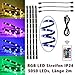 Produktbild LEN RGB LED Strip 2m - LED Stripes 2m Wasserdicht 5050SMD LED RGB Strip Full Kit für 40-60 Zoll LED TV Hintergrundbeleuchtung - USB LED Streifen mit Fernbedienung und Netzteil