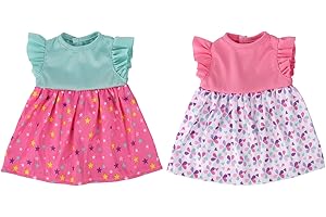 Diealles Shine Vestiti per Bambole per New Born Baby Doll, Vestiti per Bambole Reborn 35-43 cm - Stile 12