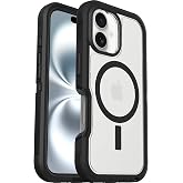OtterBox iPhone 16 Uyumlu Defender Series XT MagSafe Kılıf, Darbeye Karşı Koruyucu Kılıf, Şeffaf/Siyah