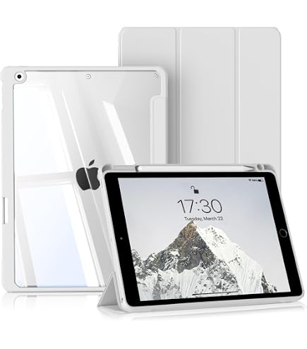 Coque Transparente IPad 10,2" – Compatible 9e/8e/7e Génération (2021-2019) – TPU Fin Anti-choc – Anti-jaunissement