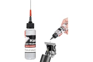 QIWIEOD Huile Lubrifiante, 60 Ml D'huile Pour Tondeuses, Pour Tondeuses À Cheveux, Huile Tondeuse Barbe Réduit La Friction, De barber Tondeuse, Prolonge La Durée De Vie L'équipement