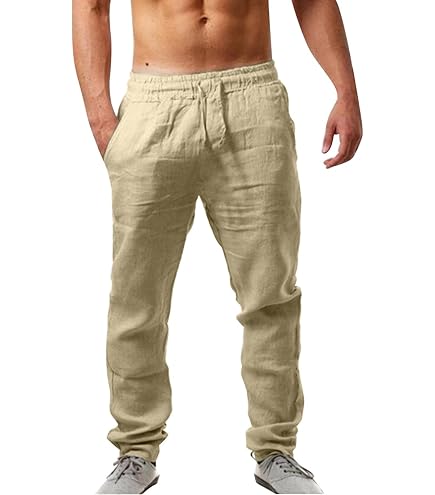 LUNULE Herren Yogahose - Superweiche Modal Harem Hosen Mit Kordelzug Für Training & Freizeit