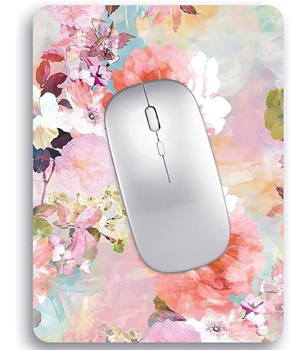 Elegant Rose Gold Floral Mouse Mat For Computer PC Laptop Gaming Office Home Desk Accessories 24120 - View #6