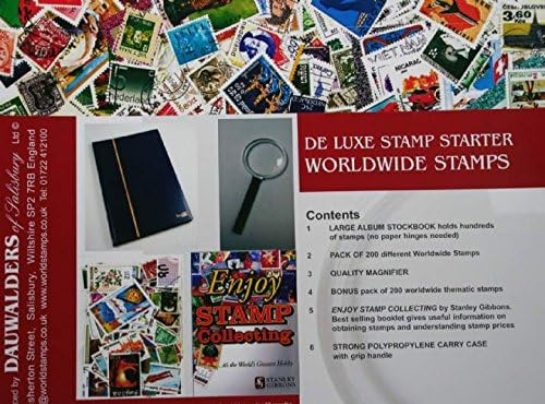 De Luxe Stamp Starter Kit. Worldwide Stamps (SSK2)