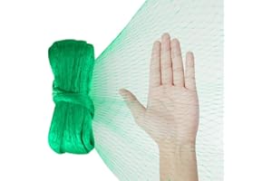 lohey 4M*12M Garden Netting Mesh, Cat and Bird Proof Garden Netting for Veg Patch Fine Mesh, Garden Accessories for Flowers Crops Ponds