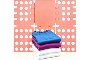 Fällbar bräda för kläder, t-shirt vikbar bräda för T-shirts och kläder, hållbara tvättbrädor, enkel och snabb, för barn och v