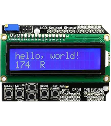 1602 LCD Board Keypad Shield For Arduino UNO MEGA – Blue PCB Electronics - Foto 9