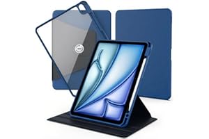 TXWLLIU Etui do iPada (A16) 11 Cala 11 Generacji 2025/iPada 10 Generacji 10,9 cala 2022, Obrotowa o 360 Stopni Podstawka z Klapką, Automatycznym Usypianiem/Budzeniem, Niebieski