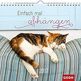 Image de Einfach mal abhängen 2017: Dekorativer Wandkalender mit Monatskalendarium