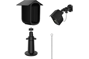 SKINGHONG Zestaw 1 szt. regulowanych uchwytów ściennych do eufyCam 2C / 2C Pro - z twardym etui ochronnym, akcesoria do kamer monitoringowych, uchwyt 360°, wodoszczelny