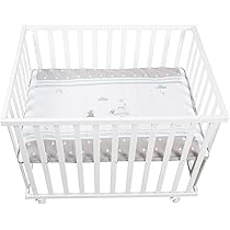 Bisoo 70x140 cm - 1 Baby Waterdichte Hoeslakens 2in1 - Wieg Hoe Slaken Waterdichte Matras Beschermer Wiegen - 100% Jersey OEKO-TEX - Zacht en Stil (140x70 Grijs