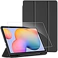 EasyAcc Custodia Cover Compatibile con Samsung Galaxy Tab S6 Lite 10.4 Pollici 2022/2020 SM-P610N/P615N con Vetro Temperato-U